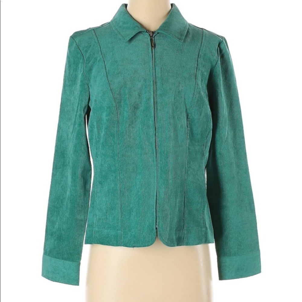 NEW Christopher & Banks Green Jacket Small